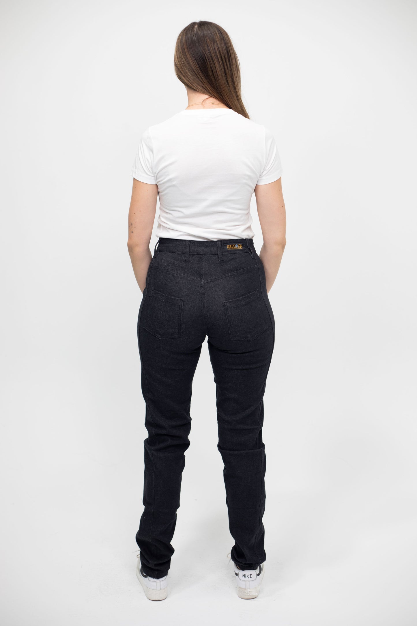 High waisted jeans - Dark Ash - 37 inch inseam