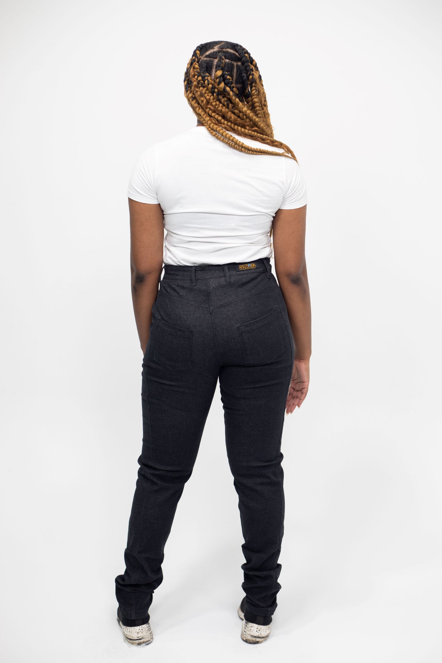 High waisted jeans - Dark Ash - 37 inch inseam