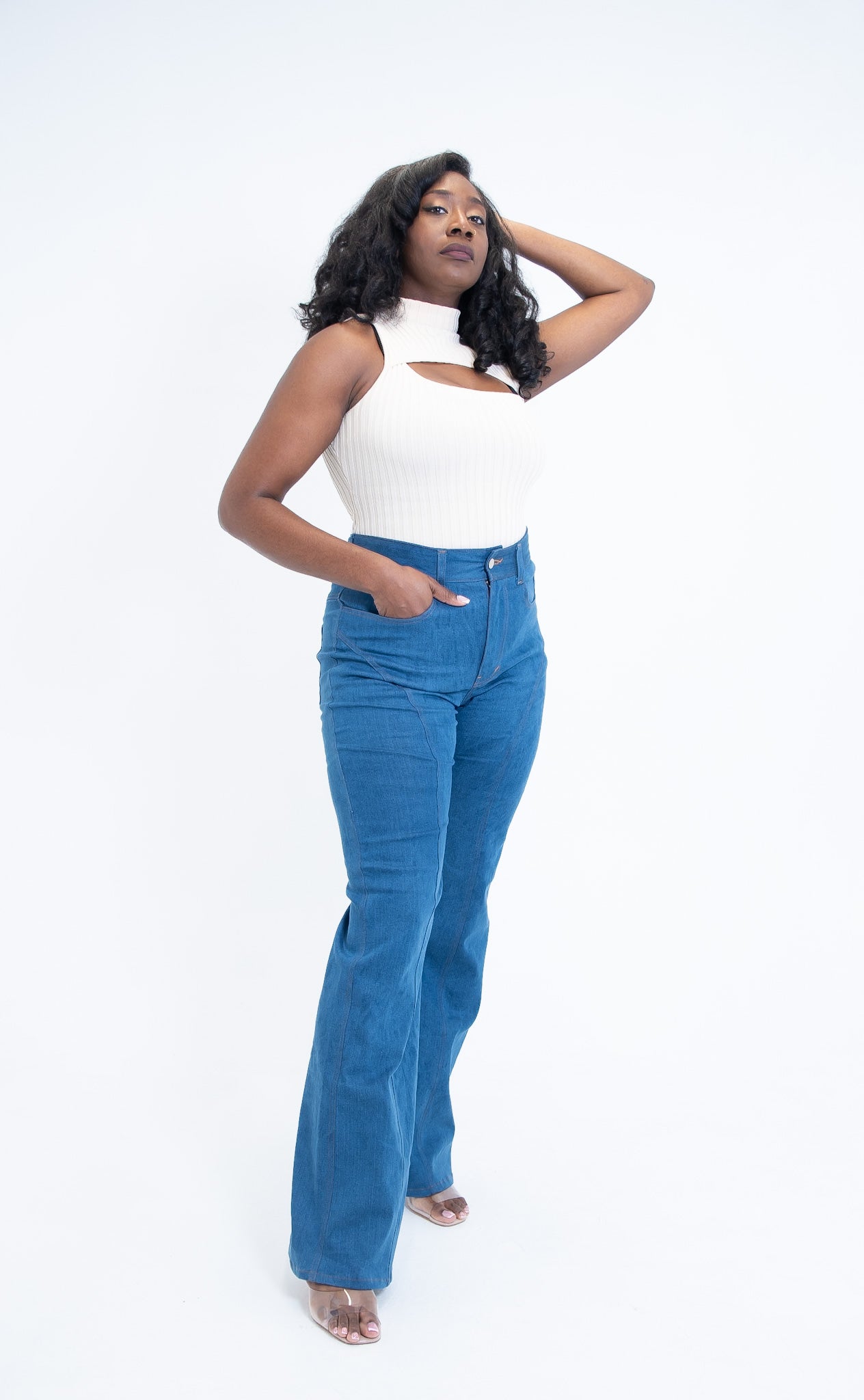 Power Walk Wide Leg Jeans