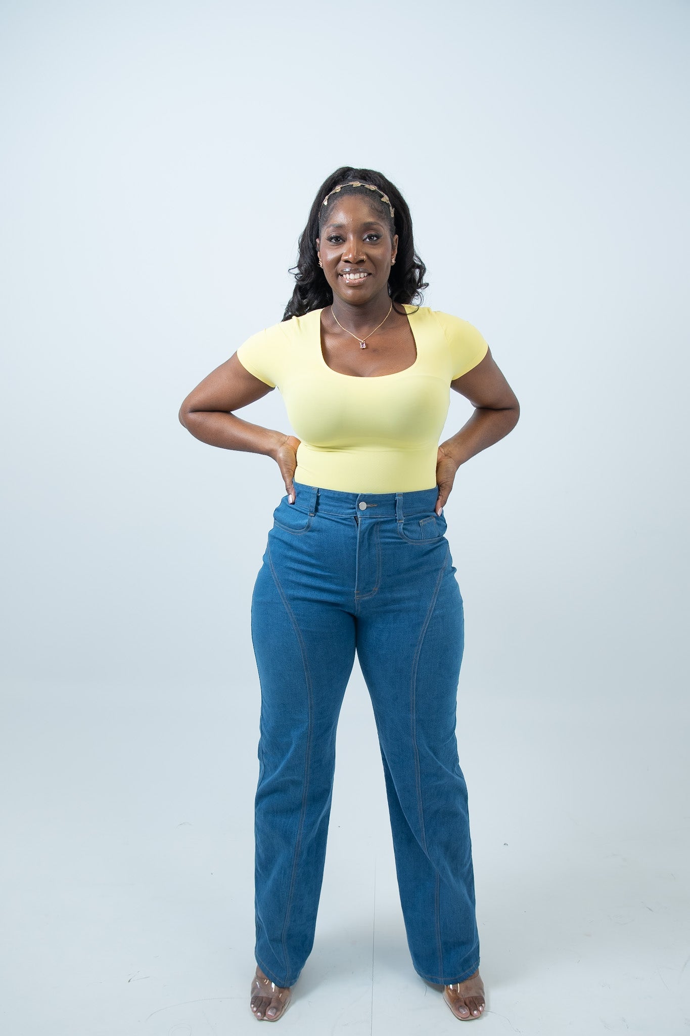 Power Walk Wide Leg Jeans