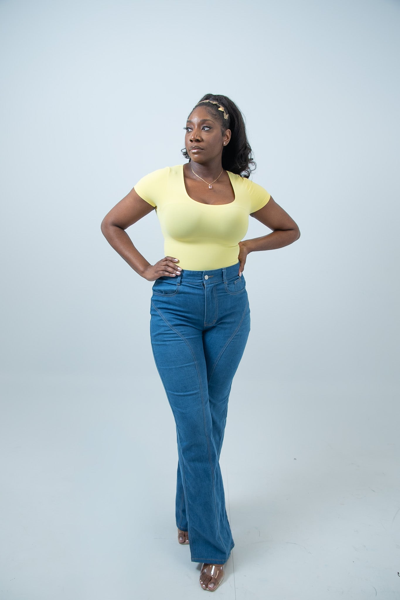 Power Walk Wide Leg Jeans