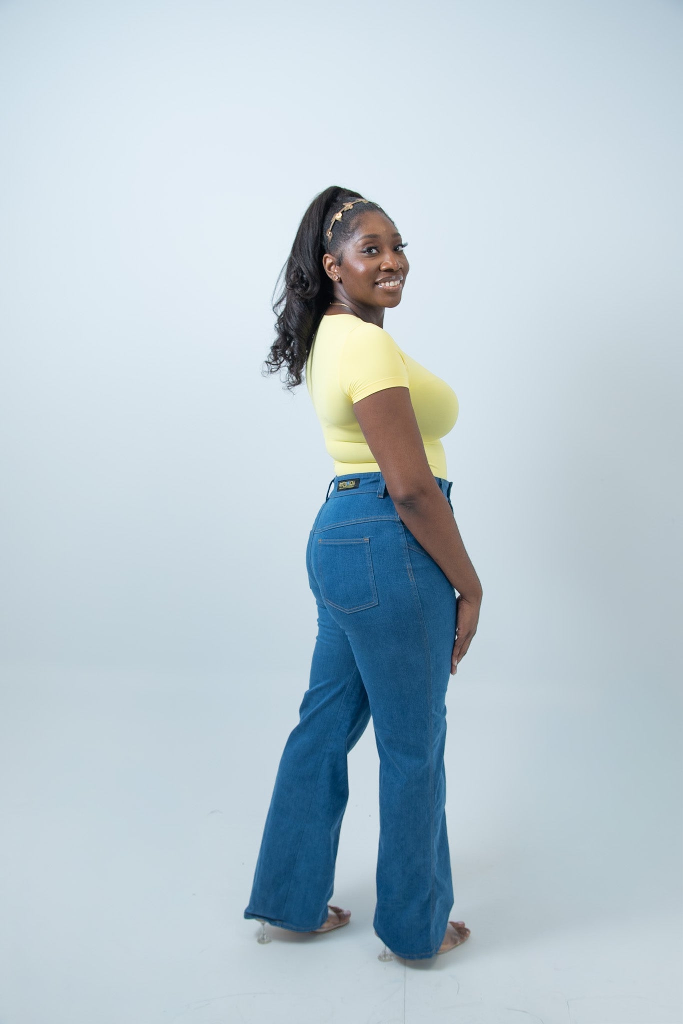 Power Walk Wide Leg Jeans