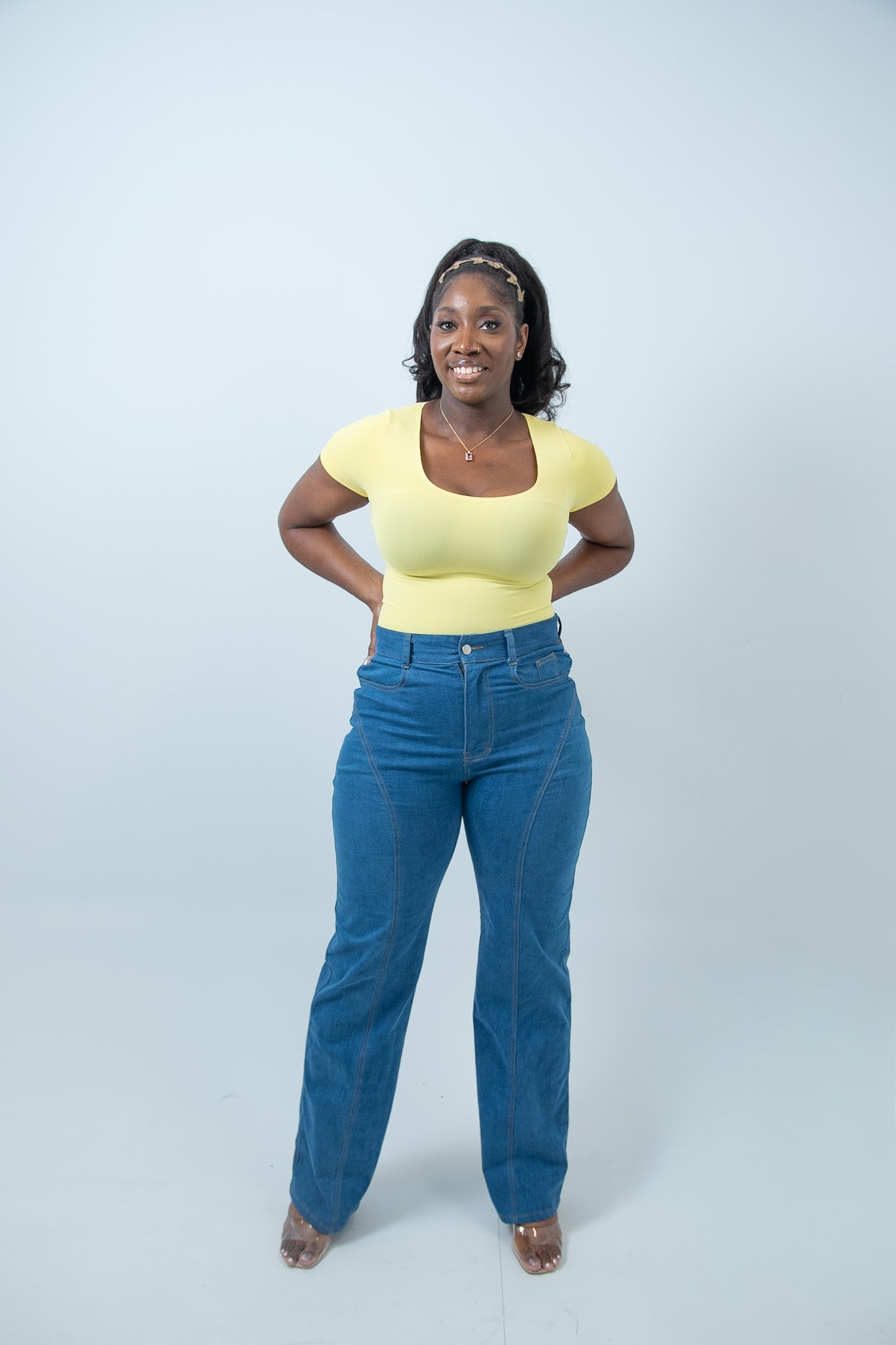 Power Walk Wide Leg Jeans